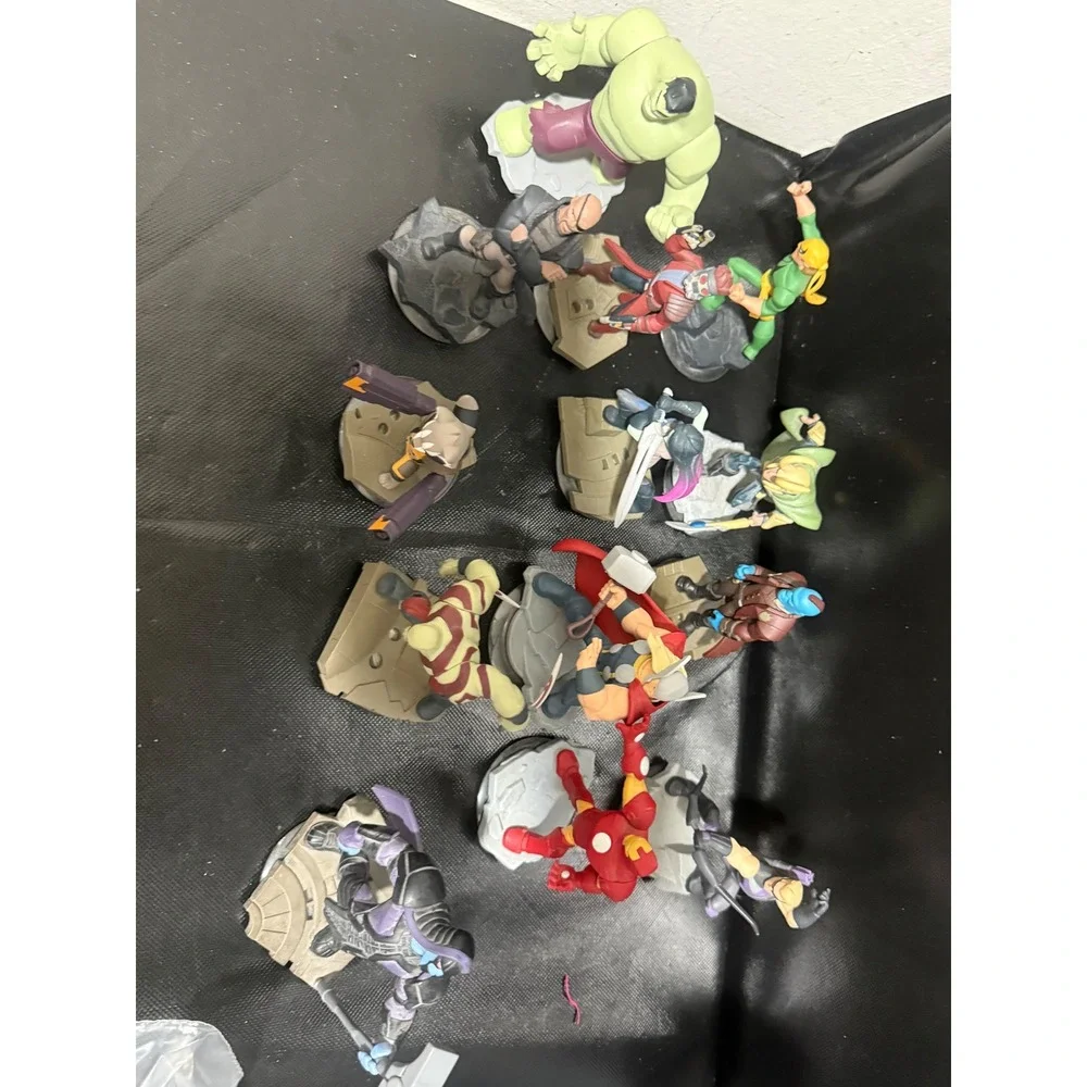 Disney Infinity 2.0 Marvel Super Heroes Figure Lot Hulk Iron Man Thor 12pc‎ Set